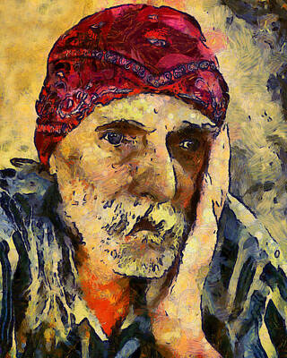Best Sellers - Impressionism Mixed Media - Eyes Of Sadness by Georgiana Romanovna