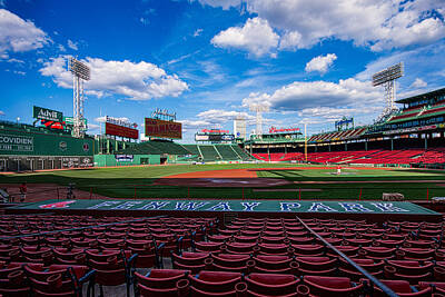 Baseball Royalty-Free and Rights-Managed Images - Fenway Park by Tom Gort
