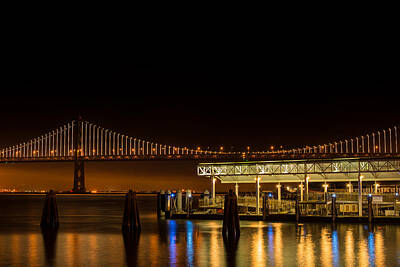 Man Cave - Ferry Building and Bay Bridge by Mike Gifford
