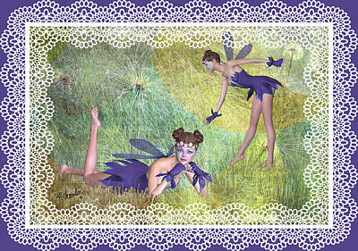 Modern Patterns - Field of Fairies by Rosalie Scanlon