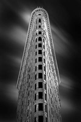 New York Skyline Royalty-Free and Rights-Managed Images - Flatiron Nights by Az Jackson
