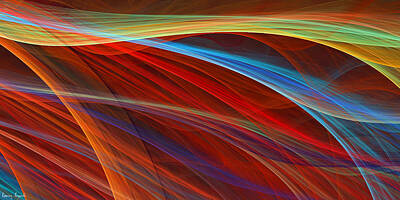 Impressionism Digital Art - Flaunting Colors by Lourry Legarde