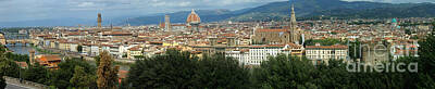 Jolly Old Saint Nick - Florence Italy Panoramic by Mike Nellums