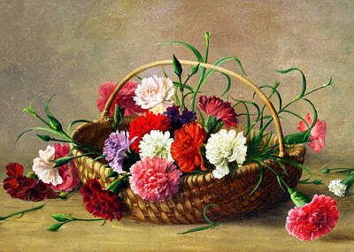 Just Desserts Rights Managed Images - Flower Basket Royalty-Free Image by Munir Alawi