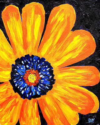 Sunflowers Paintings - Flower Power 2 by Paul Anderson