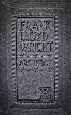 Kitchen Vintage Signs - Frank Lloyd Wright Architect by F Icarus