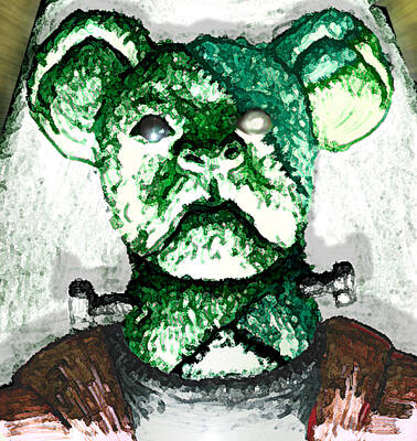 Comics Drawings - Frankensteins Koala by Del Gaizo