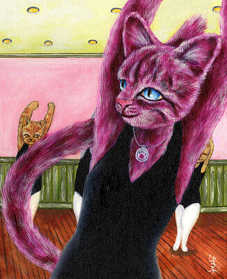 Pucker Up Royalty Free Images - From Purple Cat illustration 16 Royalty-Free Image by Hiroko Sakai