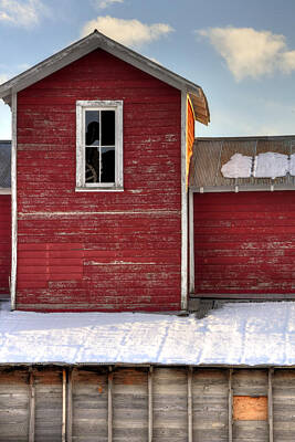 Jerry Sodorff Royalty-Free and Rights-Managed Images - Ft Collins Barn 13496 by Jerry Sodorff