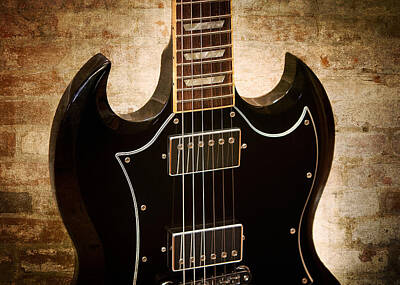 Chris Walter Rock N Roll - Gibson SG Standard Brick by John Cardamone