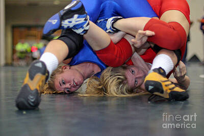 Remembering Karl Lagerfeld - Girls Wrestling Competition by Jim West