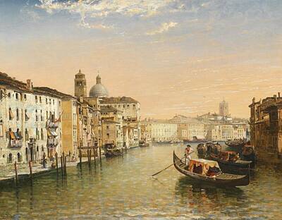 Printscapes - Grand Canal Venice by Celestial Images