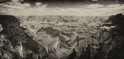 World War 2 Action Photography - Grand Canyon Panorama by Tanya Harrison