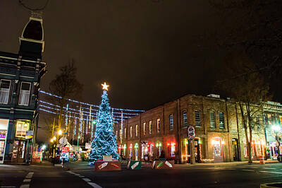 The Beatles - Grants Pass City Christmas Tree by Mick Anderson