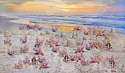 Beach Digital Art - Grateful Holiday by Betsy Knapp