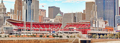 Roses Royalty-Free and Rights-Managed Images - Great American Ballpark 9895 by Jack Schultz