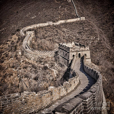 Nautical Animals - Great Wall of China Mutianyu by Colin and Linda McKie