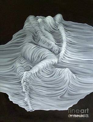 Surrealism Paintings - Greyish Revelation by Fei A