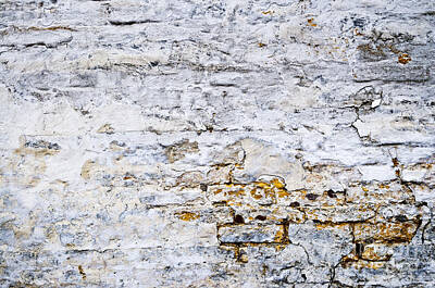 Abstract Royalty Free Images - Grunge wall Royalty-Free Image by Elena Elisseeva