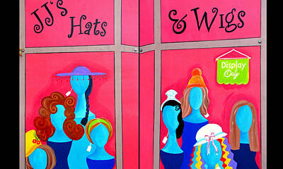 Beers On Tap - Hats and Wigs by Tikvah