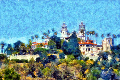 Classic Comic Book Covers - Hearst Castle  by Kaylee Mason
