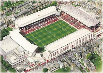 Football Royalty Free Images - Highbury - Arsenal Royalty-Free Image by Kevin Fletcher