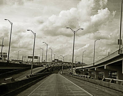 Landscapes Photos - Highway to Hell in New Orleans by Louis Maistros