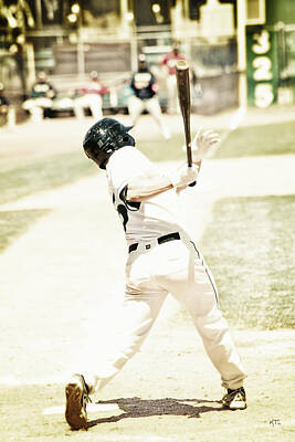 Baseball Photos - HomeRun Hitter by Karol Livote