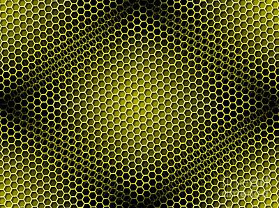 Lake Life Royalty Free Images - Honeycomb Background Seamless yellow Royalty-Free Image by Henrik Lehnerer