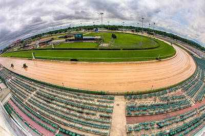 World Forgotten - Horse race track at Churchill Downs by Alexey Stiop