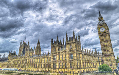 Blue Hues - Houses of Parliament by David Berg