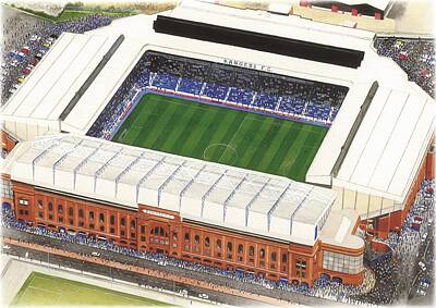 Grateful Dead Royalty Free Images - Ibrox - Glasgow Rangers Royalty-Free Image by Kevin Fletcher