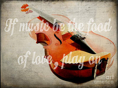 Music Photos - If music be the food of love play on by Edward Fielding