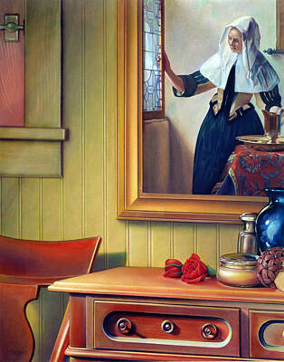 The Art Of Fishing - In the Boudoir with Vermeer by Patrick Anthony Pierson