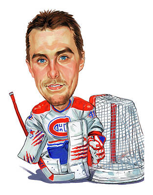 Comics Royalty-Free and Rights-Managed Images - Jaroslav Halak by Art  