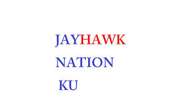 Baseball Royalty Free Images - JayHawk Nation Royalty-Free Image by Aaron Martens