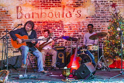 Jazz Royalty-Free and Rights-Managed Images - Jazz At Bamboulas by Richard Nowitz