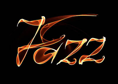 Jazz Royalty Free Images - Jazz fire sign Royalty-Free Image by Igor Sinitsyn