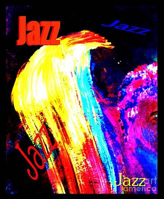 Jazz Royalty Free Images - Jazz Poster Royalty-Free Image by James and Donna Daugherty