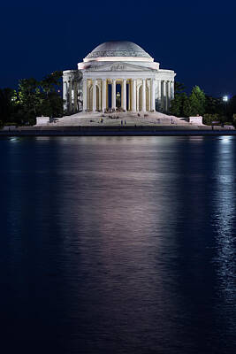 Cities Royalty-Free and Rights-Managed Images - Jefferson Memorial Washington D C by Steve Gadomski