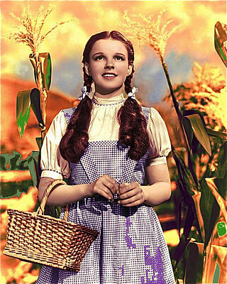 Studio Grafika Vintage Posters - Judy Garland as Dorothy in The Wizard of Oz Eric Carpenter photo 1938-2014 by David Lee Guss