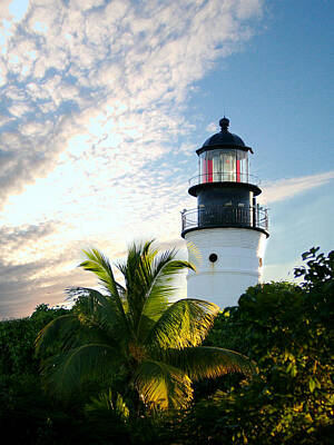 Tribal Patterns - Key West Lighthouse by Ken Reardon