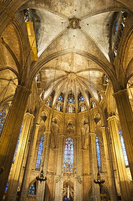 Vintage Jaquar - La Catedral Barcelona Cathedral by Matthias Hauser