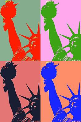 Scott Listfield Astronauts - Lady Liberty by Gilda Parente