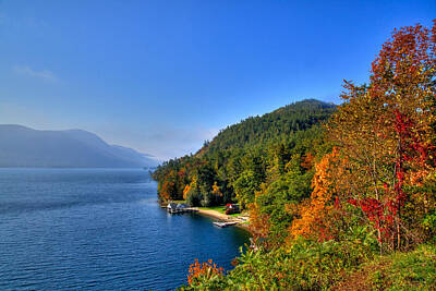 Mountain Rights Managed Images - Lake George in the Fall Royalty-Free Image by David Patterson