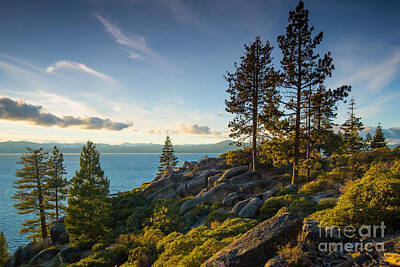 Fantasy Royalty-Free and Rights-Managed Images - Lake Tahoe from Chimney Beach Trail by Janis Knight