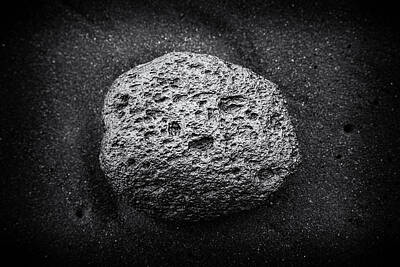 Farm Life Paintings Rob Moline - Lava Stone and black basalt sand by Matthias Hauser
