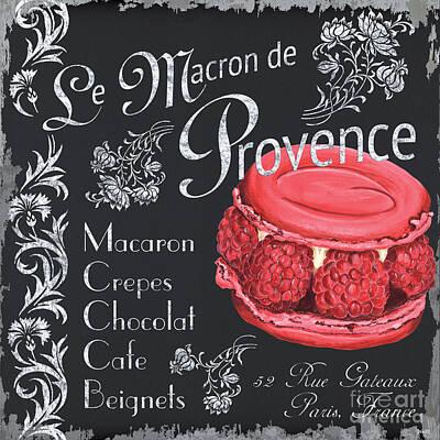 Florals Paintings - Le Macron de Provence by Debbie DeWitt