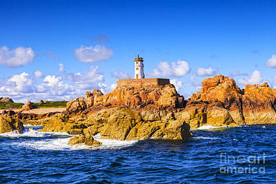 National Geographic - Le Phare du Paon Lighthouse Brittany Ile de Brehat by Colin and Linda McKie