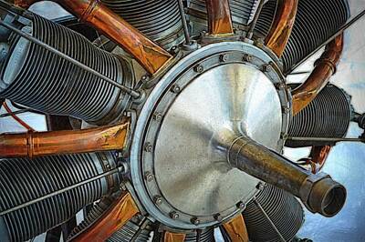 Discover Inventions - Le Rhone C-9J Engine by Michelle Calkins
